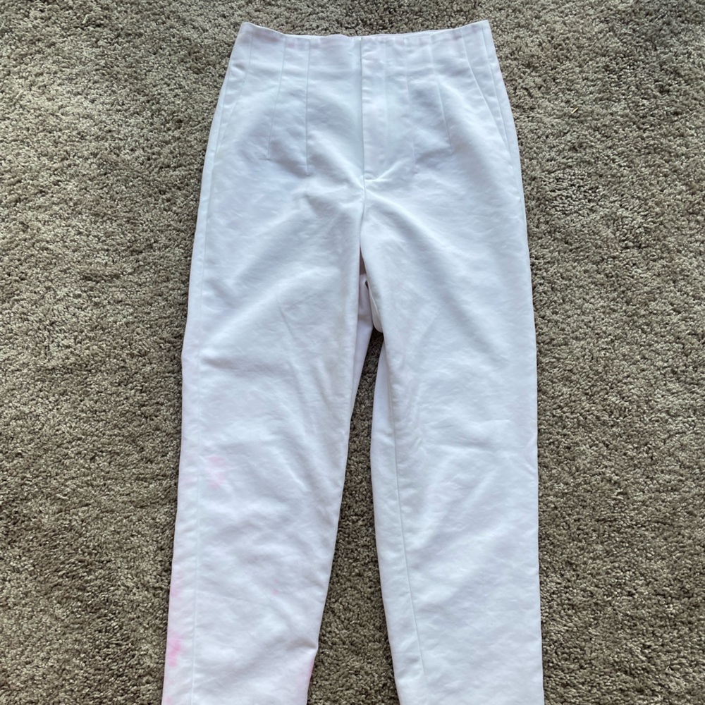 Pink tie dye detailing pants!!